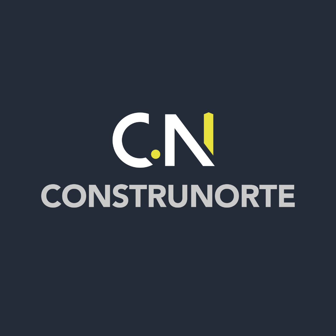 Logo de Construnorte compuesto por una letra C y una letra N, abajo la palabra Construnorte